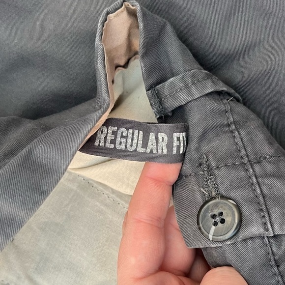 H&m LOGG Dress Pants in Dark Gray Size 38W - Picture 3 of 4